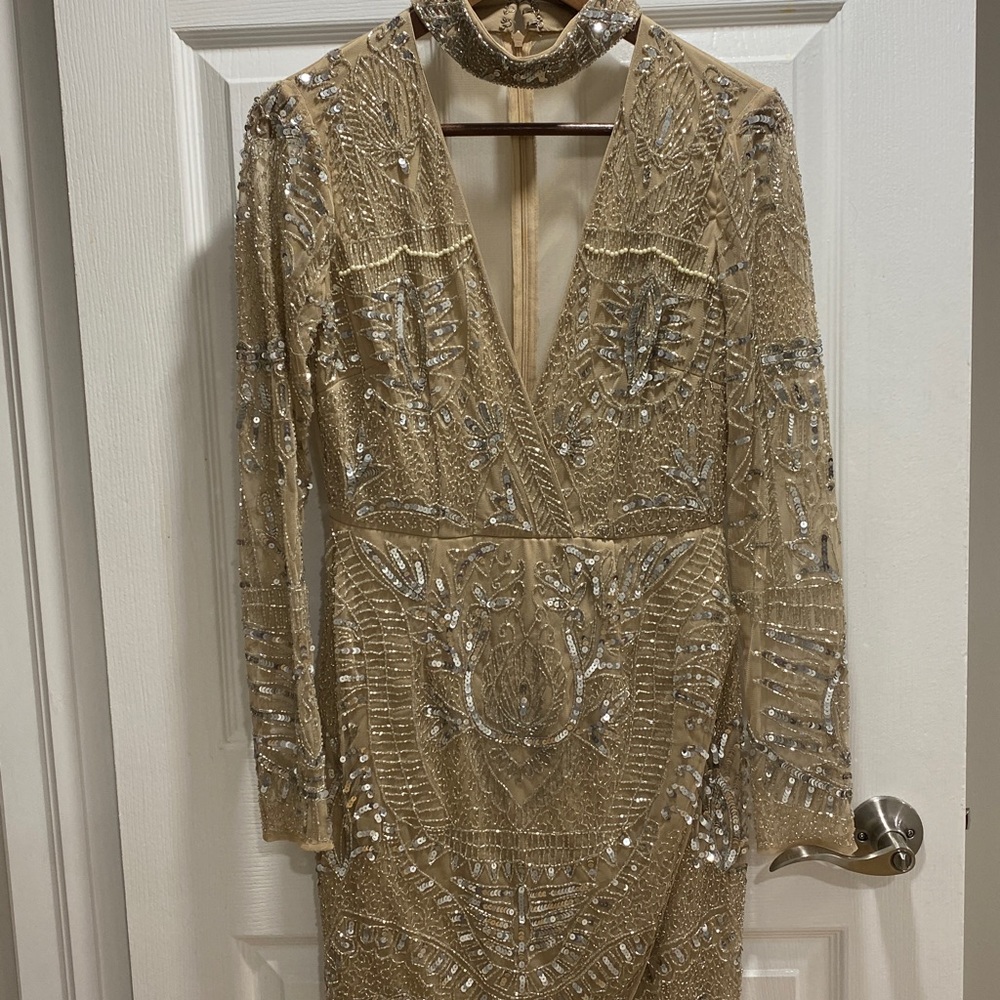 Peace + Love rhinestone dress